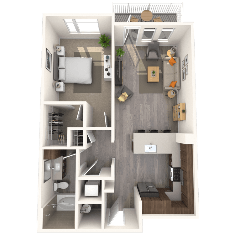 Floorplan image of unit 336