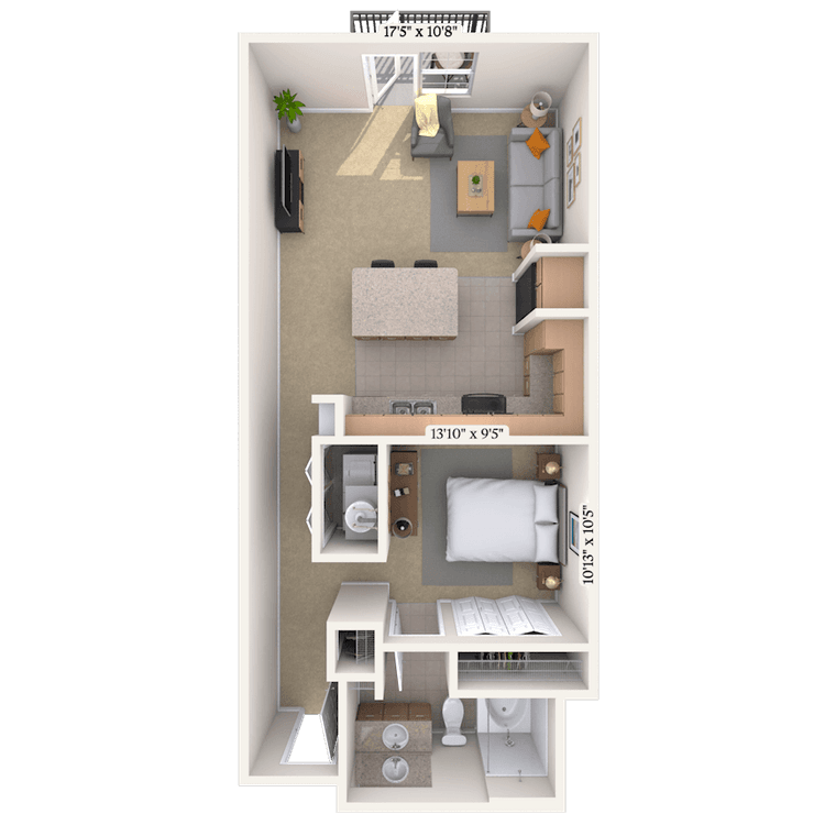 Floorplan image of unit I 1459