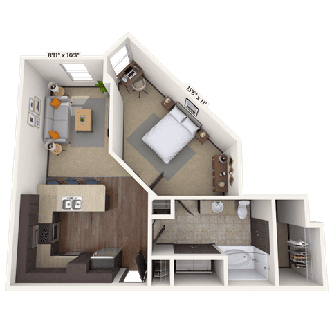 Floorplan image of unit III 012142