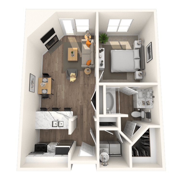 Floorplan image of unit I 272