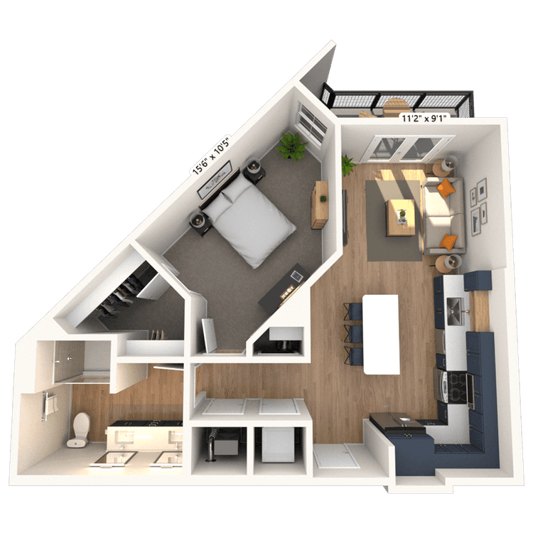 Floorplan image of unit 5234