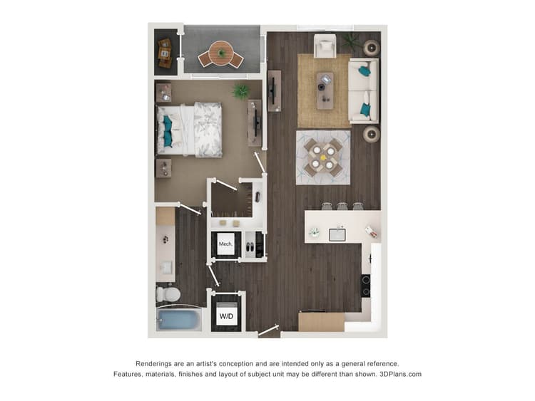 Floorplan image of unit 467