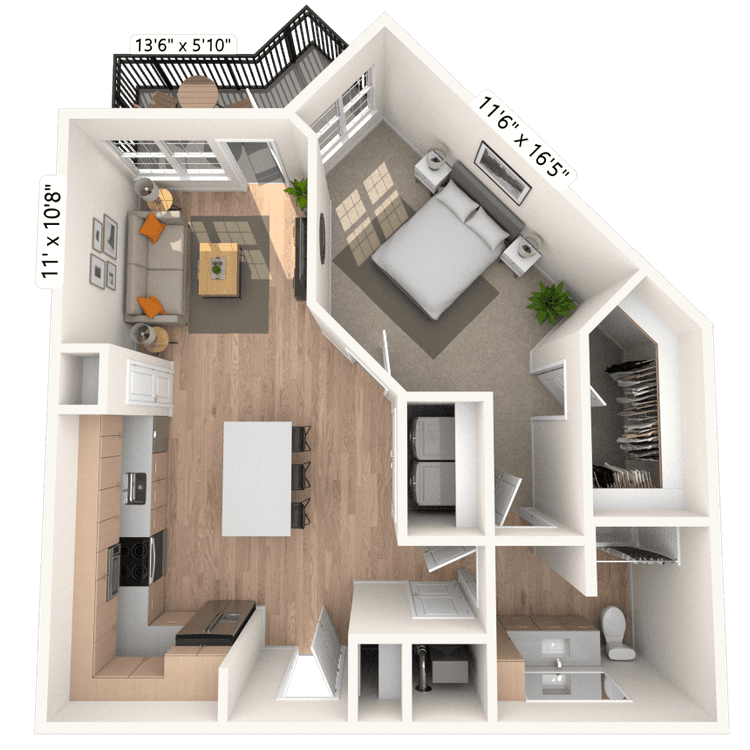 Floorplan image of unit 3123