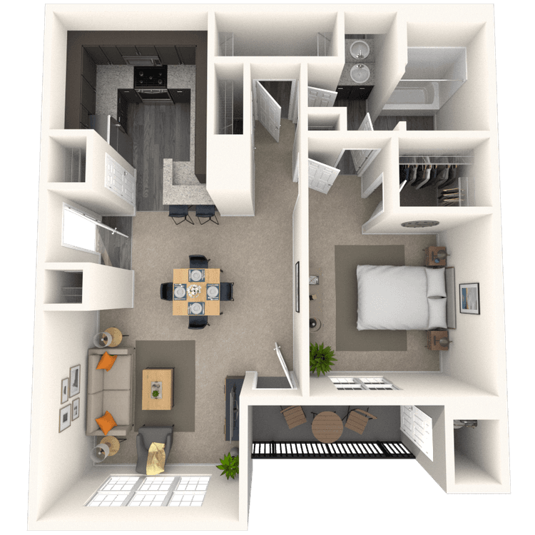 Floorplan image of unit 4826CL2