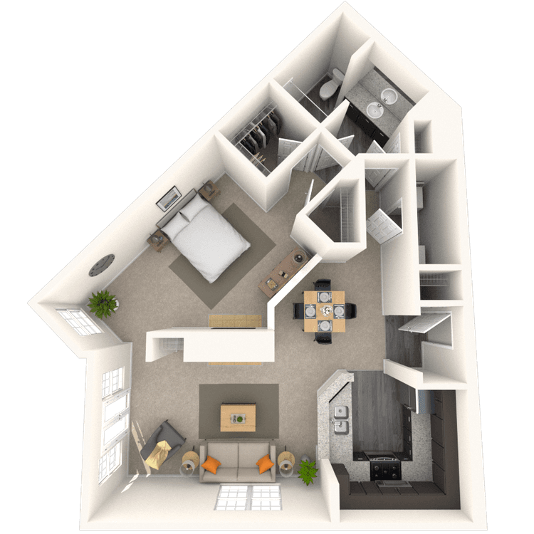 Floorplan image of unit 4882CV3