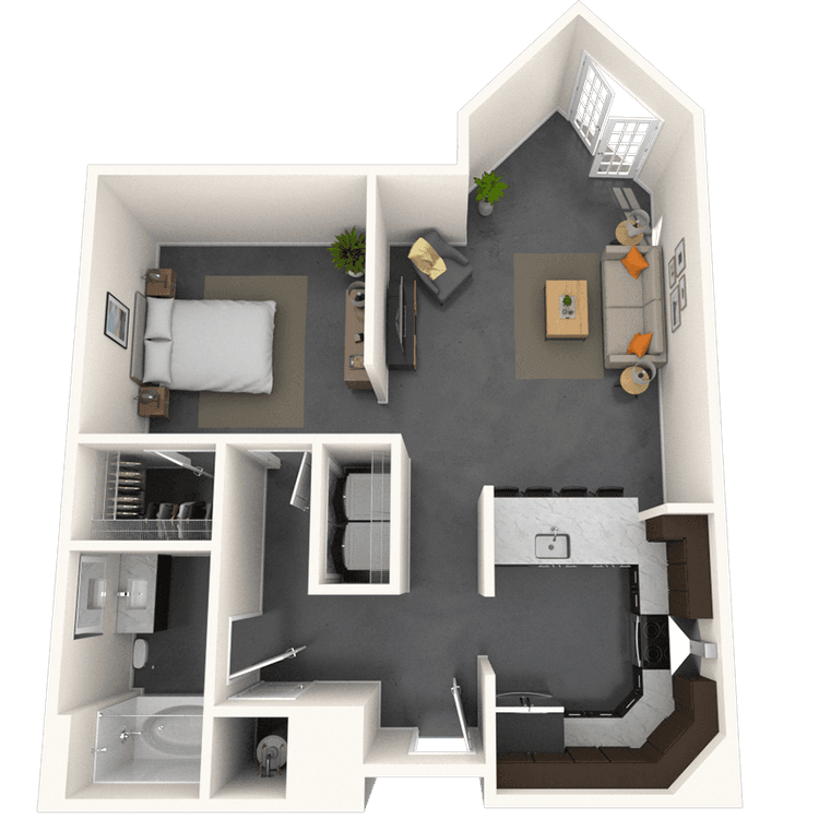 Floorplan image of unit 1003