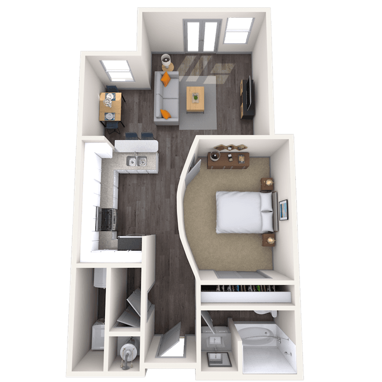 Floorplan image of unit 2109