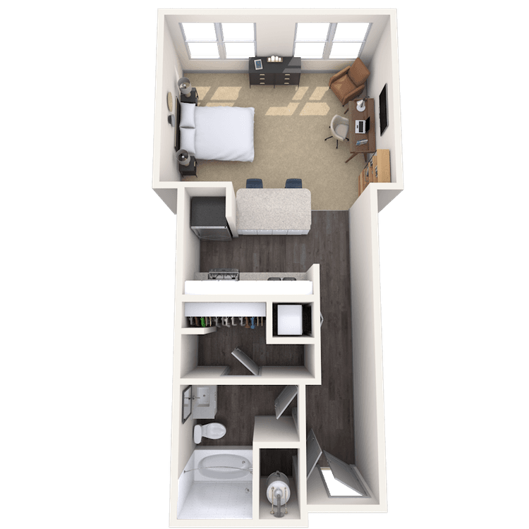 Floorplan image of unit 2111