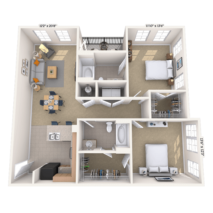 Floorplan image of unit I 5315