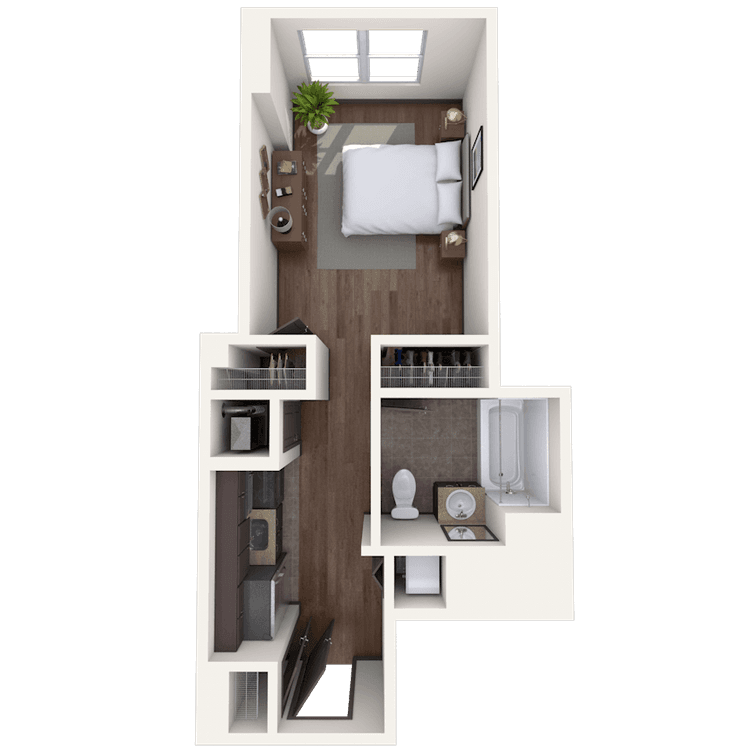 Floorplan image of unit G03B