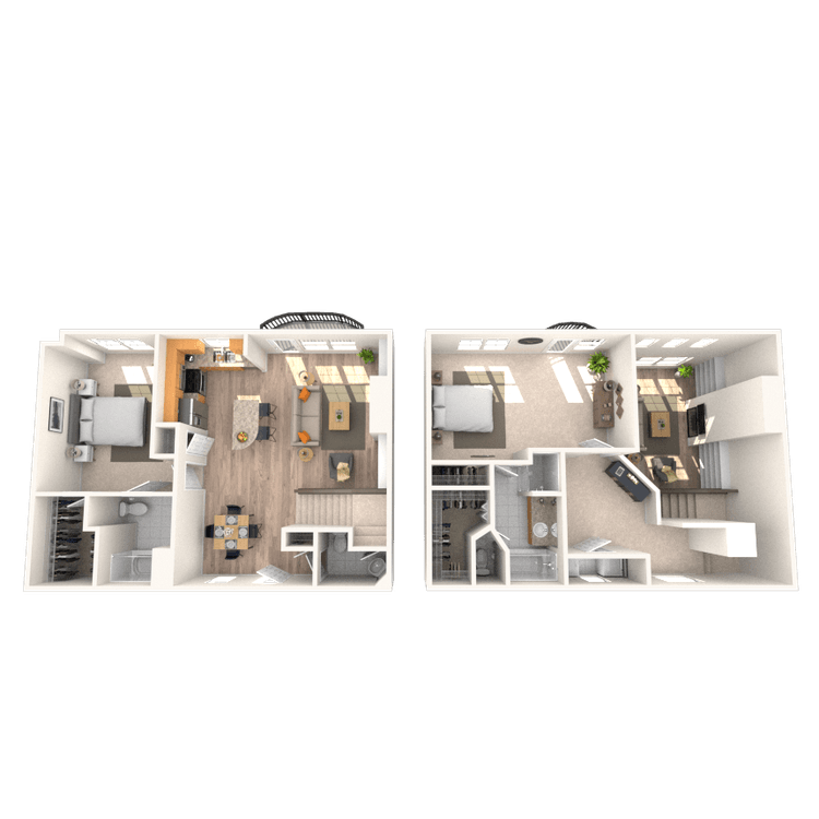Floorplan image of unit 306
