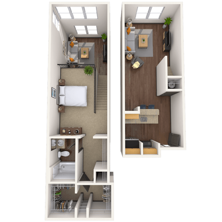 Floorplan image of unit 3039