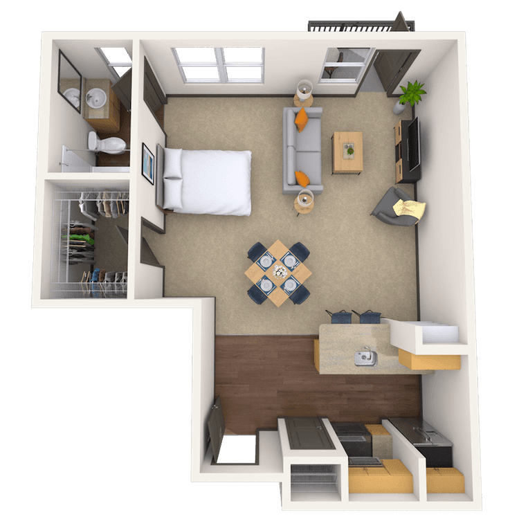 Floorplan image of unit 2069