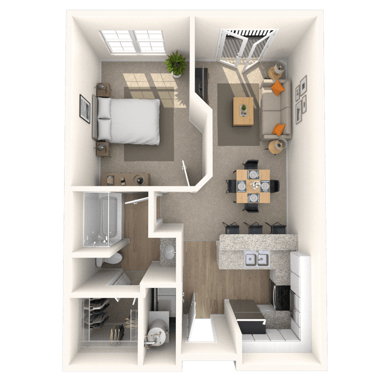 Floorplan image of unit 3146