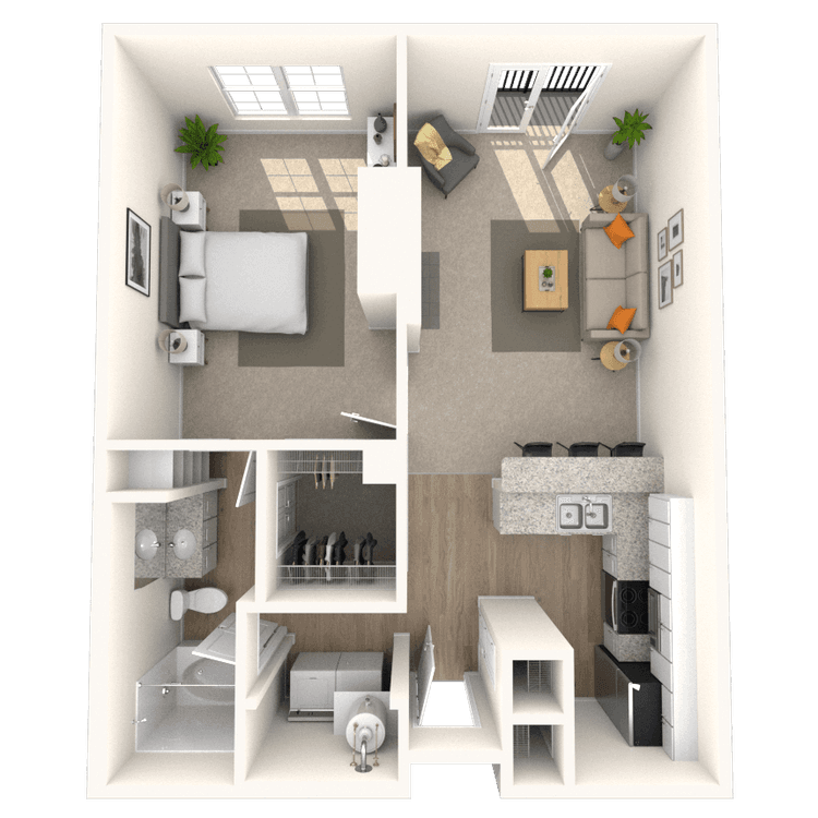Floorplan image of unit 3120