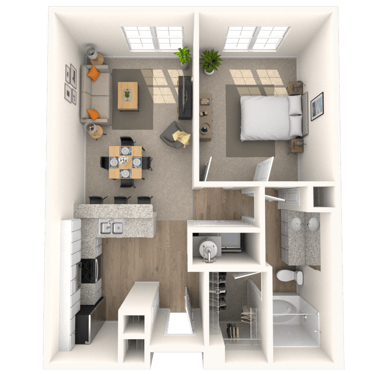 Floorplan image of unit 4274