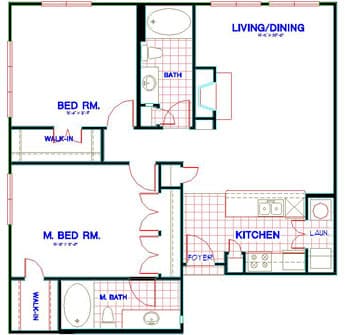 Floorplan image of unit 3201