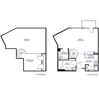 Floorplan image of unit 4511