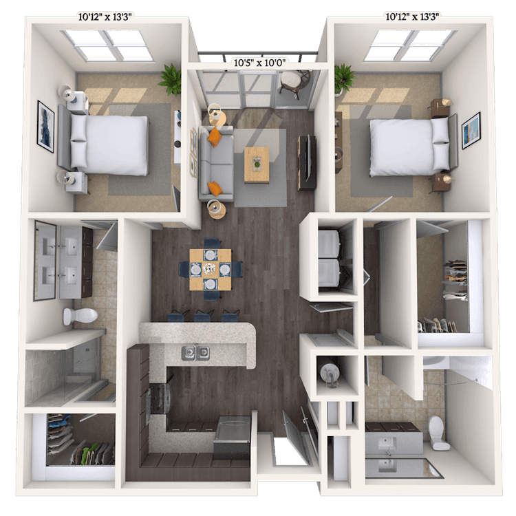 Floorplan image of unit 449