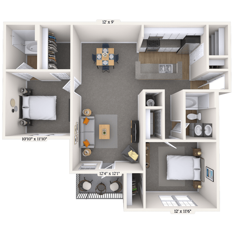 Floorplan image of unit 080826
