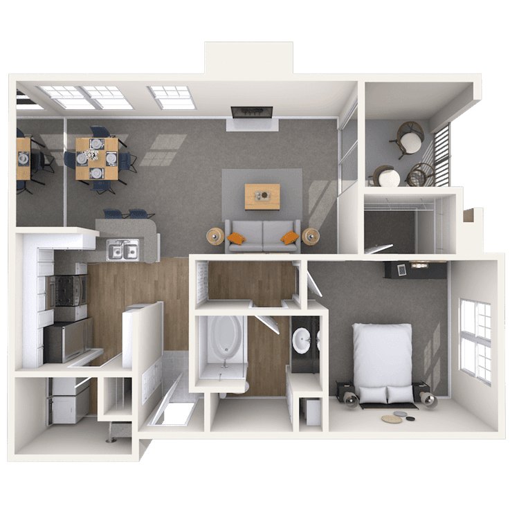 Floorplan image of unit 077202