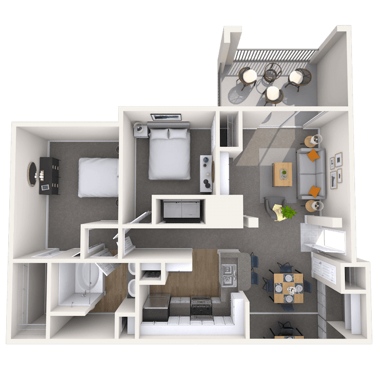 Floorplan image of unit 055405