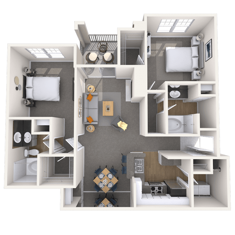 Floorplan image of unit 1313305