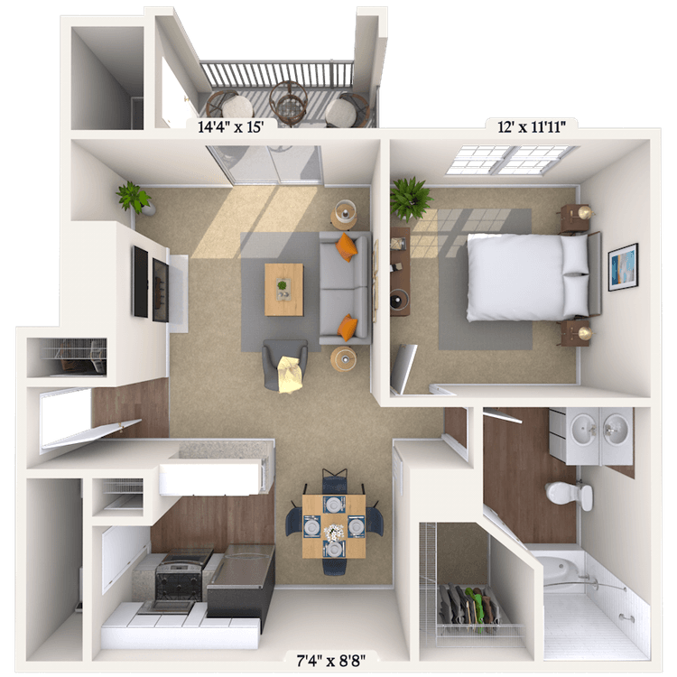 Floorplan image of unit 010123