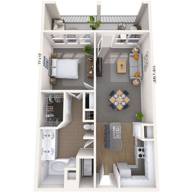 Floorplan image of unit 01210