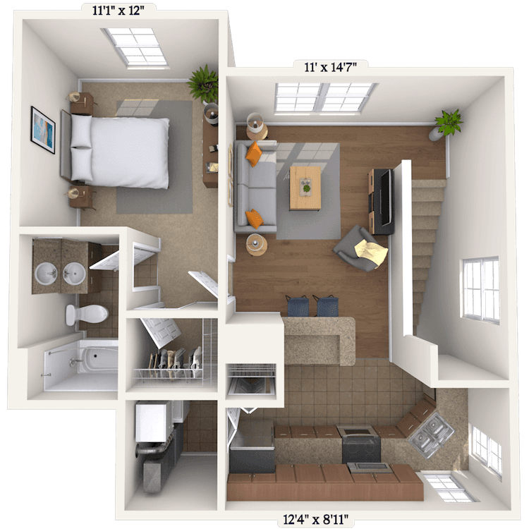 Floorplan image of unit 0107201