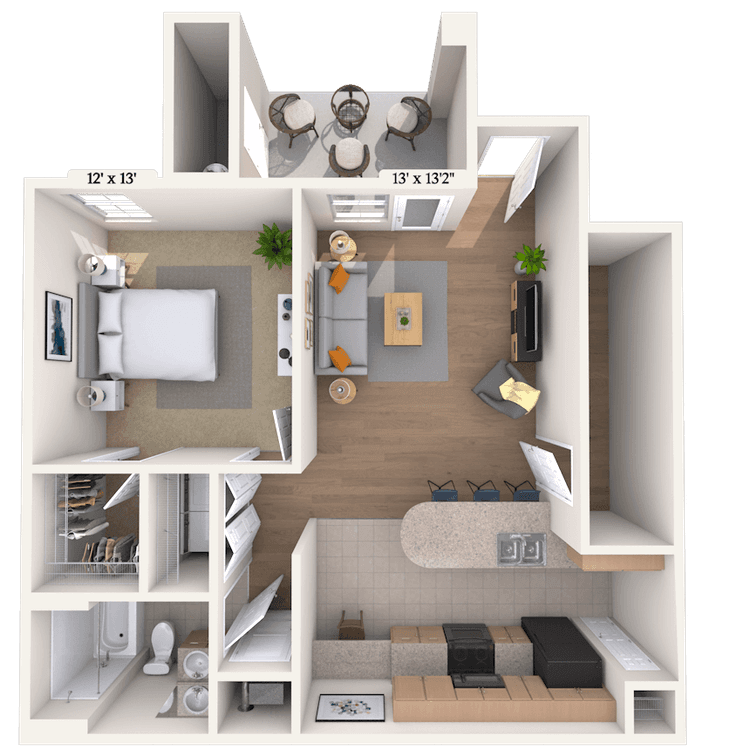 Floorplan image of unit 0211105