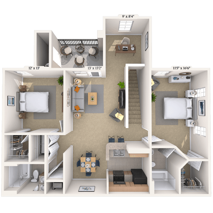 Floorplan image of unit 022124