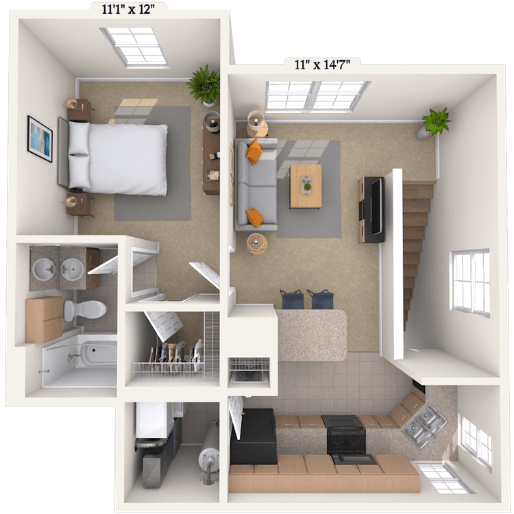 Floorplan image of unit 0105211