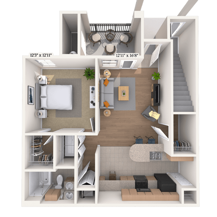 Floorplan image of unit 0109103