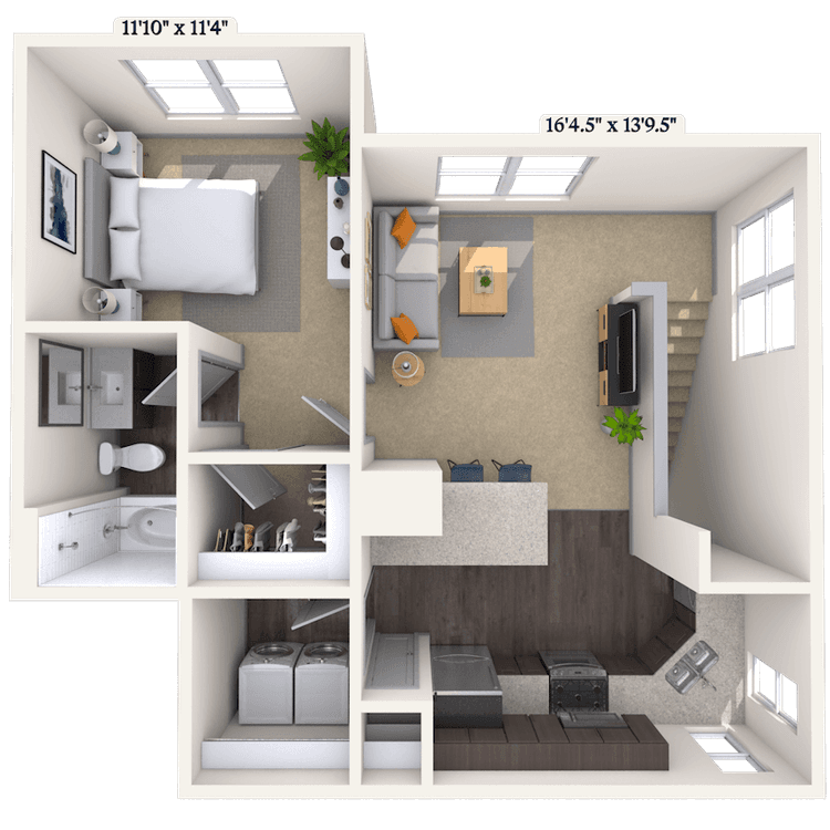 Floorplan image of unit 030329