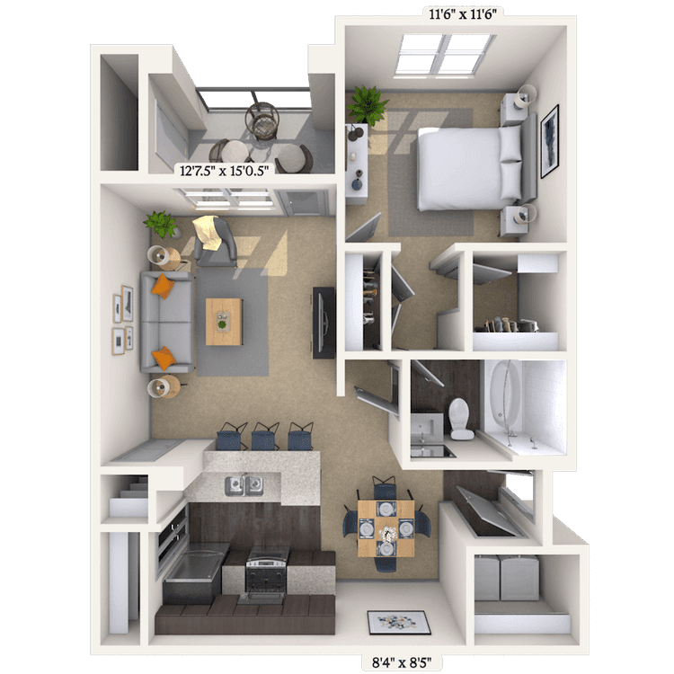 Floorplan image of unit 020233