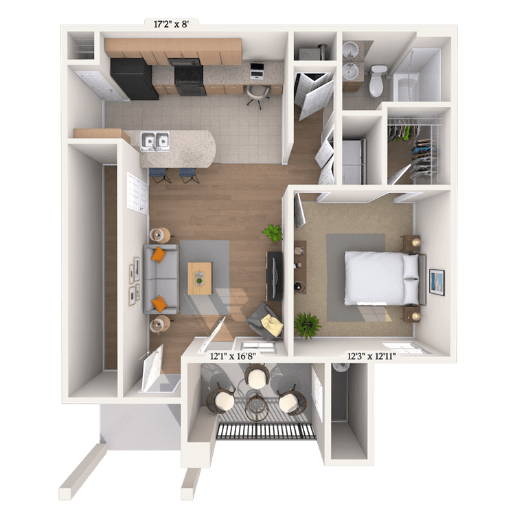 Floorplan image of unit 0103103