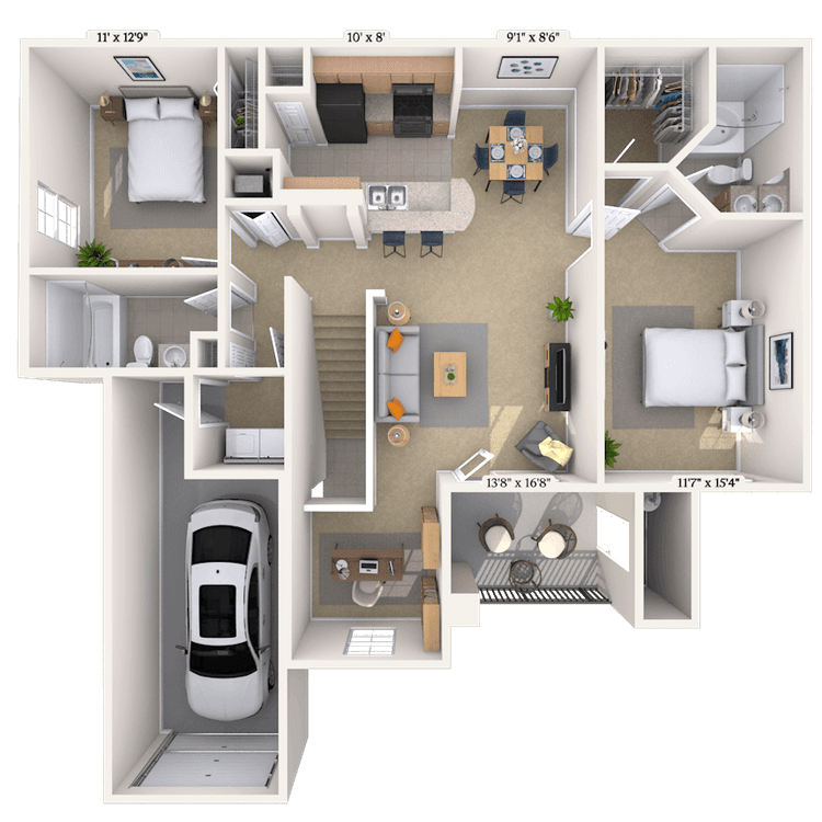 Floorplan image of unit 0126209