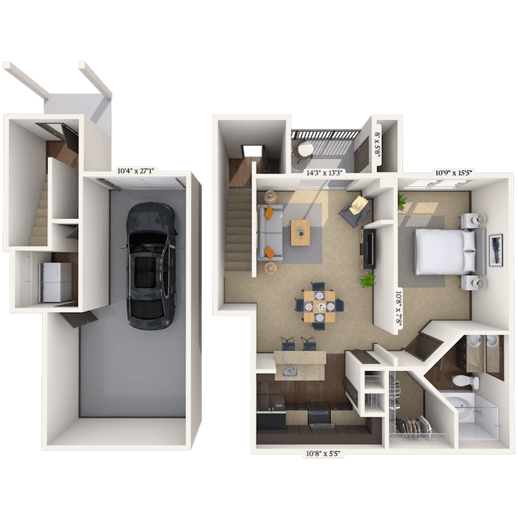 Floorplan image of unit 002076