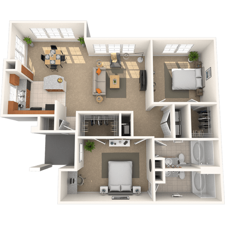 Floorplan image of unit 050531
