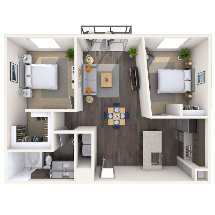 Floorplan image of unit 12028