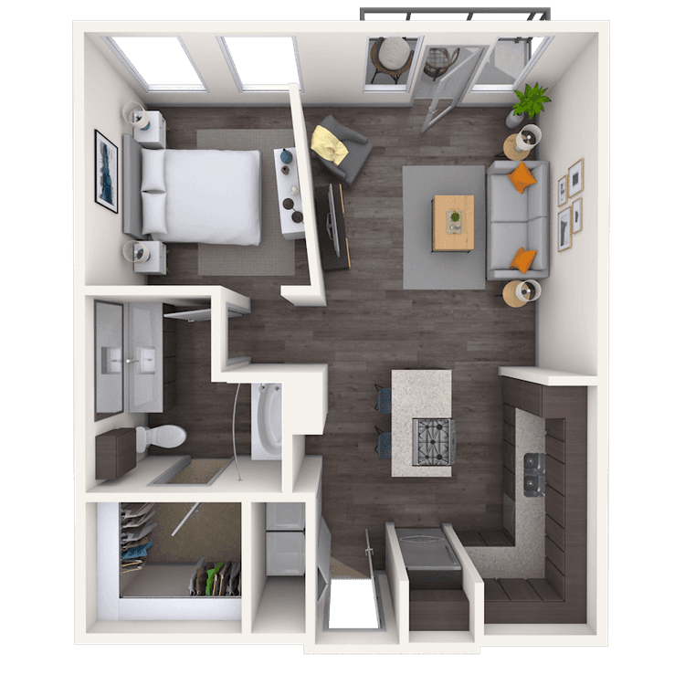 Floorplan image of unit 12090
