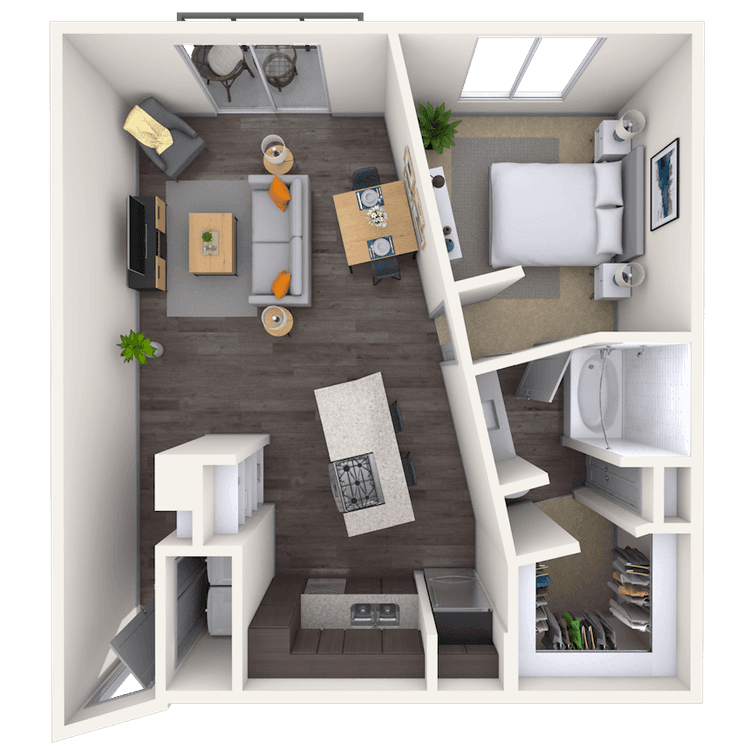 Floorplan image of unit 13031