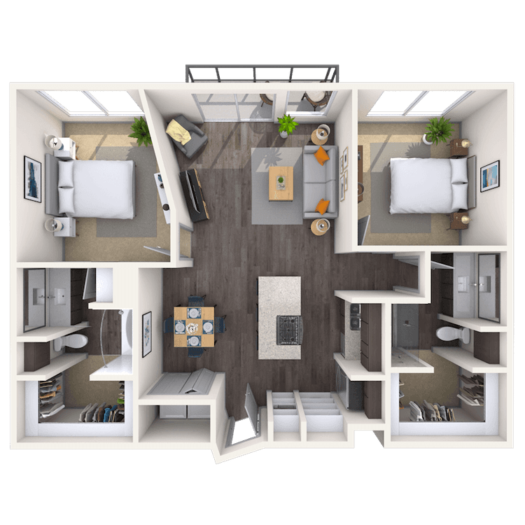Floorplan image of unit 14080