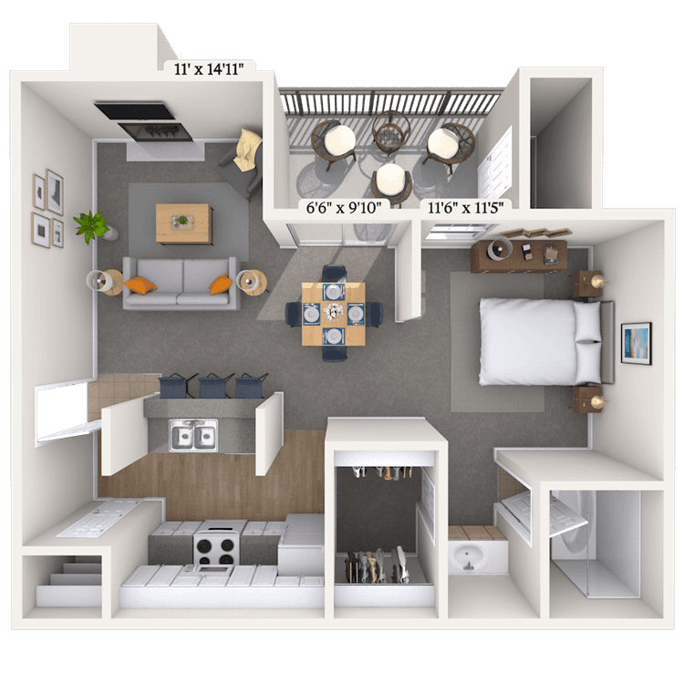 Floorplan image of unit 010427