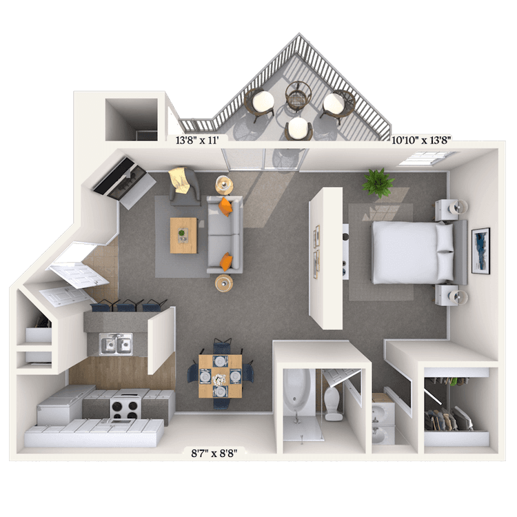 Floorplan image of unit 021016