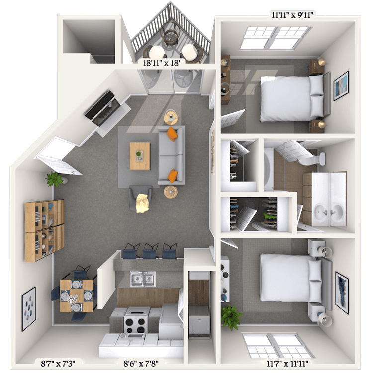 Floorplan image of unit 020615