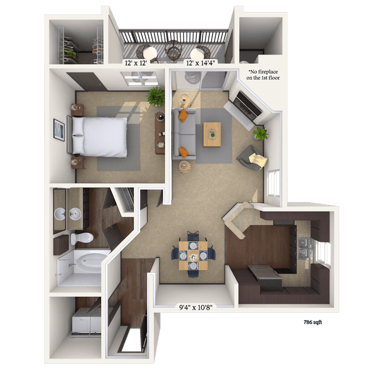 Floorplan image of unit 011621