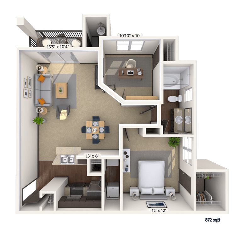 Floorplan image of unit 012022