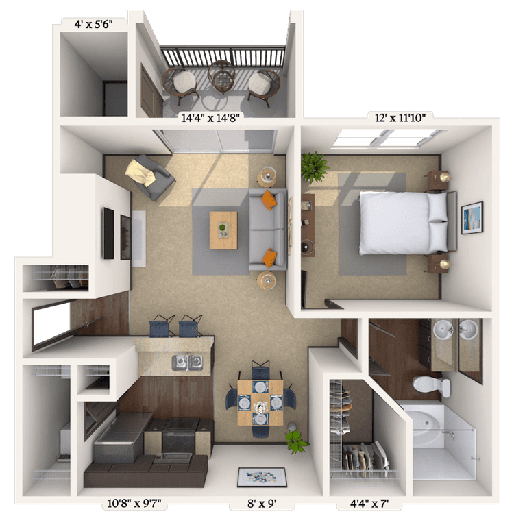 Floorplan image of unit 191923